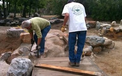 Thumbnail for Nishi Family Returns to Manzanar to Help Rebuild Historic Bridge at Merritt Park - Part 1