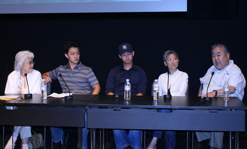 Left to right Aiko HerzigYoshinaga, Sei Furutani, Joey Furutani, Lisa