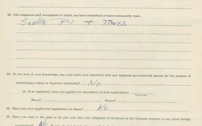 Thumbnail for Records at the National Archives at Seattle and other West Coast Facilities Relating to the Japanese American Incarceration Experience - Part 3 of 3