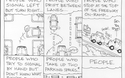 Thumbnail for Journal Entry #Only 6? Really?: "The Despair of Driving..."