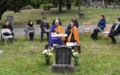 Thumbnail for Servicio conmemorativo para personas de ascendencia japonesa en Pleasant Cemetery en Queen Anne Hill