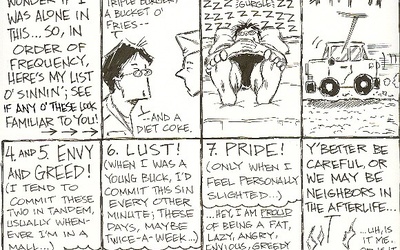 Thumbnail for Journal Entry # 600 + 60 + 6  = 7: "Human Comedy, pt 2..."