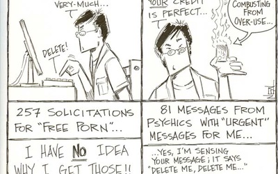 Thumbnail for Journal Entry # OS X, Version 10.4.1: "Spam-Spam-Spam..."