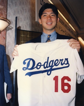 Lot Detail - 2004 Hideo Nomo Los Angeles Dodgers Game-Used Road Jersey